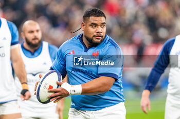 16/11/2024 - Tevita Tatafu warm up before the Autumn Nations Series 2024, rugby union match between France and New Zealand on 16 November 2024 at Stade de France in Saint-Denis near Paris, France - RUGBY - AUTUMN NATIONS SERIES 2024 - FRANCE V NEW ZEALAND - AUTUMN NATIONS SERIES - RUGBY