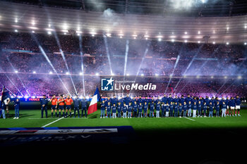 16/11/2024 - Ceremonie before the Autumn Nations Series 2024, rugby union match between France and New Zealand on 16 November 2024 at Stade de France in Saint-Denis near Paris, France - RUGBY - AUTUMN NATIONS SERIES 2024 - FRANCE V NEW ZEALAND - AUTUMN NATIONS SERIES - RUGBY