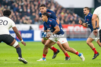 16/11/2024 - Yoram Moefana of France during the Autumn Nations Series 2024, rugby union match between France and New Zealand on 16 November 2024 at Stade de France in Saint-Denis near Paris, France - RUGBY - AUTUMN NATIONS SERIES 2024 - FRANCE V NEW ZEALAND - AUTUMN NATIONS SERIES - RUGBY