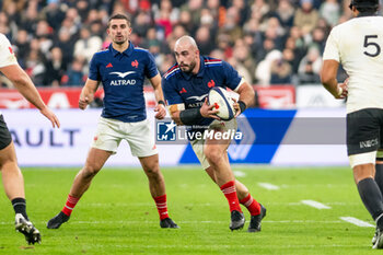 16/11/2024 - Jean Baptiste Gros of France during the Autumn Nations Series 2024, rugby union match between France and New Zealand on 16 November 2024 at Stade de France in Saint-Denis near Paris, France - RUGBY - AUTUMN NATIONS SERIES 2024 - FRANCE V NEW ZEALAND - AUTUMN NATIONS SERIES - RUGBY