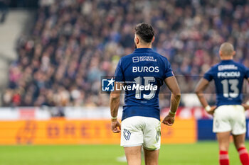 16/11/2024 - Romain Buros of France during the Autumn Nations Series 2024, rugby union match between France and New Zealand on 16 November 2024 at Stade de France in Saint-Denis near Paris, France - RUGBY - AUTUMN NATIONS SERIES 2024 - FRANCE V NEW ZEALAND - AUTUMN NATIONS SERIES - RUGBY