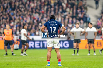 16/11/2024 - Yoram Moefana of France during the Autumn Nations Series 2024, rugby union match between France and New Zealand on 16 November 2024 at Stade de France in Saint-Denis near Paris, France - RUGBY - AUTUMN NATIONS SERIES 2024 - FRANCE V NEW ZEALAND - AUTUMN NATIONS SERIES - RUGBY