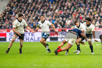 16/11/2024 - Brothers Barrett of New Zealand during the Autumn Nations Series 2024, rugby union match between France and New Zealand on 16 November 2024 at Stade de France in Saint-Denis near Paris, France - RUGBY - AUTUMN NATIONS SERIES 2024 - FRANCE V NEW ZEALAND - AUTUMN NATIONS SERIES - RUGBY