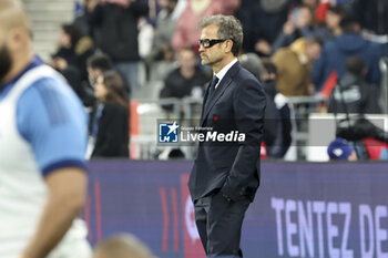 16/11/2024 - Head coach of France Fabien Galthie during the Autumn Nations Series 2024 rugby union test match between France and New Zealand (All Blacks) on 16 November 2024 at Stade de France in Saint-Denis near Paris, France - RUGBY - AUTUMN NATIONS SERIES 2024 - FRANCE V NEW ZEALAND - AUTUMN NATIONS SERIES - RUGBY