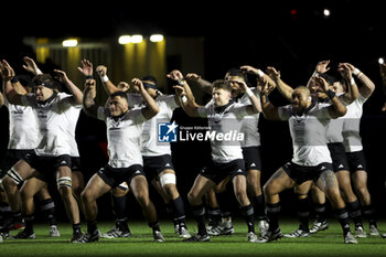 16/11/2024 - Team New Zealand performs the Haka during the Autumn Nations Series 2024 rugby union test match between France and New Zealand (All Blacks) on 16 November 2024 at Stade de France in Saint-Denis near Paris, France - RUGBY - AUTUMN NATIONS SERIES 2024 - FRANCE V NEW ZEALAND - AUTUMN NATIONS SERIES - RUGBY