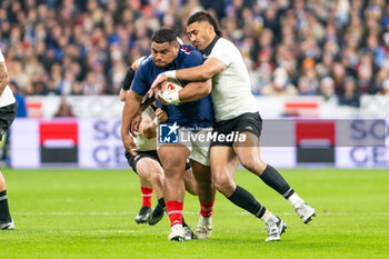 16/11/2024 - Tevita Tatafu of France during the Autumn Nations Series 2024, rugby union match between France and New Zealand on 16 November 2024 at Stade de France in Saint-Denis near Paris, France - RUGBY - AUTUMN NATIONS SERIES 2024 - FRANCE V NEW ZEALAND - AUTUMN NATIONS SERIES - RUGBY