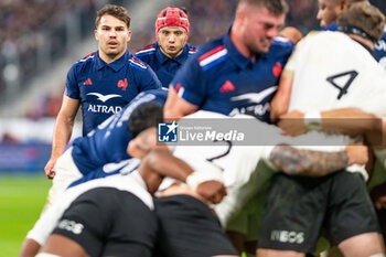 16/11/2024 - Antoine Dupont of France during the Autumn Nations Series 2024, rugby union match between France and New Zealand on 16 November 2024 at Stade de France in Saint-Denis near Paris, France - RUGBY - AUTUMN NATIONS SERIES 2024 - FRANCE V NEW ZEALAND - AUTUMN NATIONS SERIES - RUGBY