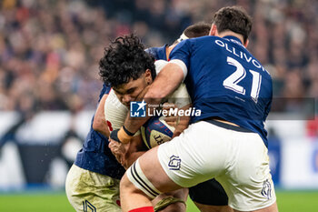 16/11/2024 - Charles Ollivon of France during the Autumn Nations Series 2024, rugby union match between France and New Zealand on 16 November 2024 at Stade de France in Saint-Denis near Paris, France - RUGBY - AUTUMN NATIONS SERIES 2024 - FRANCE V NEW ZEALAND - AUTUMN NATIONS SERIES - RUGBY