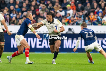 16/11/2024 - Reiko Ioane of New Zealand during the Autumn Nations Series 2024, rugby union match between France and New Zealand on 16 November 2024 at Stade de France in Saint-Denis near Paris, France - RUGBY - AUTUMN NATIONS SERIES 2024 - FRANCE V NEW ZEALAND - AUTUMN NATIONS SERIES - RUGBY