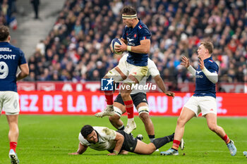 16/11/2024 - Alexandre Roumat of France during the Autumn Nations Series 2024, rugby union match between France and New Zealand on 16 November 2024 at Stade de France in Saint-Denis near Paris, France - RUGBY - AUTUMN NATIONS SERIES 2024 - FRANCE V NEW ZEALAND - AUTUMN NATIONS SERIES - RUGBY