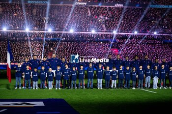 16/11/2024 - National antheme before the Autumn Nations Series 2024, rugby union match between France and New Zealand on 16 November 2024 at Stade de France in Saint-Denis near Paris, France - RUGBY - AUTUMN NATIONS SERIES 2024 - FRANCE V NEW ZEALAND - AUTUMN NATIONS SERIES - RUGBY