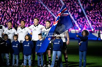 16/11/2024 - National antheme before the Autumn Nations Series 2024, rugby union match between France and New Zealand on 16 November 2024 at Stade de France in Saint-Denis near Paris, France - RUGBY - AUTUMN NATIONS SERIES 2024 - FRANCE V NEW ZEALAND - AUTUMN NATIONS SERIES - RUGBY