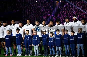 16/11/2024 - National antheme before the Autumn Nations Series 2024, rugby union match between France and New Zealand on 16 November 2024 at Stade de France in Saint-Denis near Paris, France - RUGBY - AUTUMN NATIONS SERIES 2024 - FRANCE V NEW ZEALAND - AUTUMN NATIONS SERIES - RUGBY