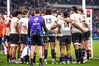 16/11/2024 - Players of New Zealand during the Autumn Nations Series 2024, rugby union match between France and New Zealand on 16 November 2024 at Stade de France in Saint-Denis near Paris, France - RUGBY - AUTUMN NATIONS SERIES 2024 - FRANCE V NEW ZEALAND - AUTUMN NATIONS SERIES - RUGBY