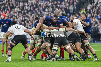 16/11/2024 - A maul during the Autumn Nations Series XV rugby match France VS New Zealand All Blacks at Stade de France in Saint Denis near Paris, on November 16 2024. Photo Victor Joly / DPPI - RUGBY - AUTUMN NATIONS SERIES 2024 - FRANCE V NEW ZEALAND - AUTUMN NATIONS SERIES - RUGBY