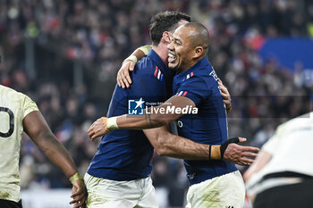 16/11/2024 - Charles Ollivon and Gael Fickou during the Autumn Nations Series XV rugby match France VS New Zealand All Blacks at Stade de France in Saint Denis near Paris, on November 16 2024. Photo Victor Joly / DPPI - RUGBY - AUTUMN NATIONS SERIES 2024 - FRANCE V NEW ZEALAND - AUTUMN NATIONS SERIES - RUGBY