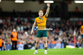 2024-11-17 - Tate McDermott of Australia during the 2024 Autumn Nations Series rugby union match between Wales and Australia on 17 November 2024 at Millenium Stadium in Cardiff, Wales - RUGBY - AUTUMN NATIONS SERIES 2024 - WALES V AUSTRALIA - AUTUMN NATIONS SERIES - RUGBY