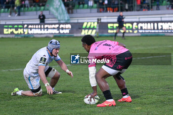 2024-01-20 - Try of Onisi Ratave ( Benetton Rugby ) - BENETTON RUGBY VS MONTPELLIER HéRAULT RUGBY - CHALLENGE CUP - RUGBY