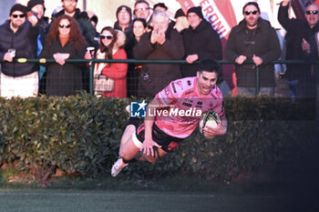 2024-01-20 - Try of Tomas Albortnoz ( Benetton Rugby ) - BENETTON RUGBY VS MONTPELLIER HéRAULT RUGBY - CHALLENGE CUP - RUGBY