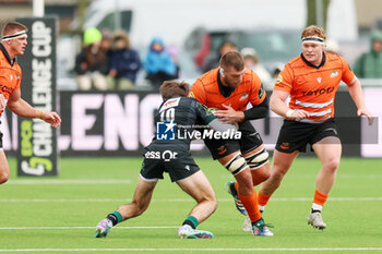 2024-01-14 - Friedle Olivier of Toyota Cheetah's and Axel Desperes of Section Paloise during the EPCR Challenge Cup rugby union match between Toyota Cheetahs and Section Paloise (Pau) on January 14, 2024 at NRCA Amsterdam in Amsterdam, Netherlands - RUGBY - CHALLENGE CUP - CHEETAHS V PAU - CHALLENGE CUP - RUGBY
