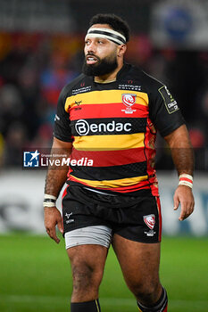 2024-01-19 - Gloucester Rugby Prop Jamal Ford-Robinson during the European Rugby Challenge Cup, rugby union match between Gloucester Rugby and Castres Olympique on 19 January 2024 at the Kingsholm Stadium in Gloucester, England - RUGBY - CHALLENGE CUP - GLOUCESTER V CASTRES - CHALLENGE CUP - RUGBY