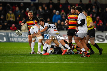 2024-01-19 - Castres Olympique Scrum-half Santiago Arata during the European Rugby Challenge Cup, rugby union match between Gloucester Rugby and Castres Olympique on 19 January 2024 at the Kingsholm Stadium in Gloucester, England - RUGBY - CHALLENGE CUP - GLOUCESTER V CASTRES - CHALLENGE CUP - RUGBY