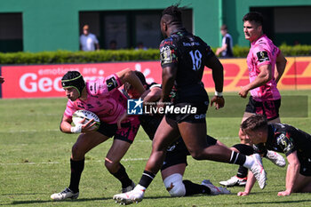 14/04/2024 - Actions of Nacho Rex ( Benetton Rugby ) during EPCR CHALLENGE CUP game between BENETTON RUGBY and CONNACHT at Monigo Stadium, Italy on April 14, 2024 - BENETTON RUGBY VS CONNACTH RUGBY - CHALLENGE CUP - RUGBY