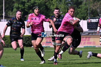 14/04/2024 - Actions of Lorenzo Cannone ( Benetton Rugby ) during EPCR CHALLENGE CUP game between BENETTON RUGBY and CONNACHT at Monigo Stadium, Italy on April 14, 2024 - BENETTON RUGBY VS CONNACTH RUGBY - CHALLENGE CUP - RUGBY