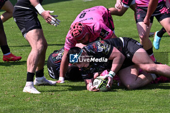 14/04/2024 - Actions of the game and players' images during EPCR CHALLENGE CUP game between BENETTON RUGBY and CONNACHT at Monigo Stadium, Italy on April 14, 2024 - BENETTON RUGBY VS CONNACTH RUGBY - CHALLENGE CUP - RUGBY