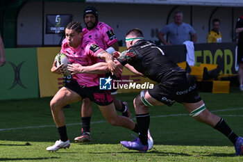 14/04/2024 - Actions of Jacob Umaga ( Benetton Rugby ) during EPCR CHALLENGE CUP game between BENETTON RUGBY and CONNACHT at Monigo Stadium, Italy on April 14, 2024 - BENETTON RUGBY VS CONNACTH RUGBY - CHALLENGE CUP - RUGBY