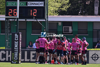 14/04/2024 - Players of Benetton Rugby during EPCR CHALLENGE CUP game between BENETTON RUGBY and CONNACHT at Monigo Stadium, Italy on April 14, 2024 - BENETTON RUGBY VS CONNACTH RUGBY - CHALLENGE CUP - RUGBY