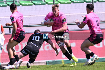 2024-04-14 - Federico Ruzza ( Benetton Rugby ) during EPCR CHALLENGE CUP game between BENETTON RUGBY and CONNACHT at Monigo Stadium, Italy on April 14, 2024 - BENETTON RUGBY VS CONNACTH RUGBY - CHALLENGE CUP - RUGBY