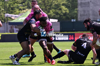 2024-04-14 - Onisi Ratave ( Benetton Rugby ) during EPCR CHALLENGE CUP game between BENETTON RUGBY and CONNACHT at Monigo Stadium, Italy on April 14, 2024 - BENETTON RUGBY VS CONNACTH RUGBY - CHALLENGE CUP - RUGBY