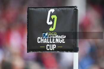 04/05/2024 - Corner flag, logo illustration during the European Rugby Challenge Cup, semi-final rugby union match between Gloucester Rugby and Benetton Rugby on 4 May 2024 at the Kingsholm Stadium in Gloucester, England - RUGBY - CHALLENGE CUP - GLOUCESTER V BENETTON RUGBY - CHALLENGE CUP - RUGBY