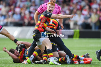 2024-05-04 - Gloucester Rugby Scrum Half Caolan Englefield during the European Rugby Challenge Cup, semi-final rugby union match between Gloucester Rugby and Benetton Rugby on 4 May 2024 at the Kingsholm Stadium in Gloucester, England - RUGBY - CHALLENGE CUP - GLOUCESTER V BENETTON RUGBY - CHALLENGE CUP - RUGBY