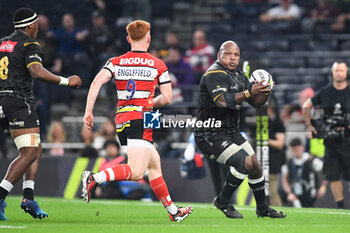 24/05/2024 - Hollywoodbets Sharks Hooker Bongi Mbonambi (2) during the European Rugby Challenge Cup, Final rugby union match between Gloucester Rugby and Hollywoodbets Sharks on 24 May 2024 at Tottenham Hotspur Stadium in London, England - RUGBY - CHALLENGE CUP - FINAL - GLOUCESTER V SHARKS - CHALLENGE CUP - RUGBY