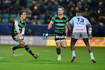 2024-01-12 - Northampton Saints scrum half Alex Mitchell during the Champions Cup, rugby union match between Northampton Saints and Aviron Bayonnais (Bayonne) on 12 January 2024 at Franklins Gardens in Northampton, England - RUGBY - CHAMPIONS CUP - NORTHAMPTON V BAYONNE - CHAMPIONS CUP - RUGBY