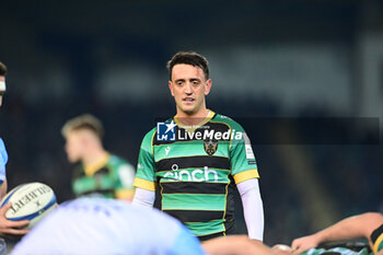 2024-01-12 - Northampton Saints scrum half Alex Mitchell during the Champions Cup, rugby union match between Northampton Saints and Aviron Bayonnais (Bayonne) on 12 January 2024 at Franklins Gardens in Northampton, England - RUGBY - CHAMPIONS CUP - NORTHAMPTON V BAYONNE - CHAMPIONS CUP - RUGBY