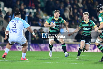 2024-01-12 - Northampton Saints back row Sam Graham during the Champions Cup, rugby union match between Northampton Saints and Aviron Bayonnais (Bayonne) on 12 January 2024 at Franklins Gardens in Northampton, England - RUGBY - CHAMPIONS CUP - NORTHAMPTON V BAYONNE - CHAMPIONS CUP - RUGBY