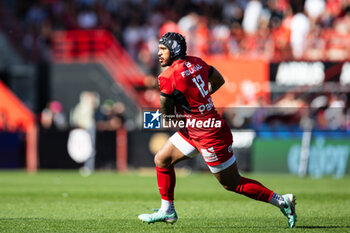 2024-04-14 - Pita Ahki of Toulouse during the European Rugby Champions Cup, quarter final, rugby union match between Stade Toulousain (Toulouse) and Exeter Chiefs on 14 April 2024 at Stade Ernest-Wallon in Toulouse, France - RUGBY - CHAMPIONS CUP - TOULOUSE V EXETER - CHAMPIONS CUP - RUGBY