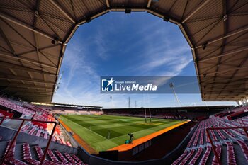 2024-04-14 - General view during the European Rugby Champions Cup, quarter final, rugby union match between Stade Toulousain (Toulouse) and Exeter Chiefs on 14 April 2024 at Stade Ernest-Wallon in Toulouse, France - RUGBY - CHAMPIONS CUP - TOULOUSE V EXETER - CHAMPIONS CUP - RUGBY