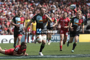 05/05/2024 - Alex Dombrandt of Harlequins during the Champions Cup, Semi-finals, rugby union match between Stade Toulousain (Toulouse) and Harlequins on May 5, 2024 at the Stadium of Toulouse in Toulouse, France - RUGBY - CHAMPIONS CUP - TOULOUSE V HARLEQUINS - HEINEKEN CHAMPIONS CUP - RUGBY