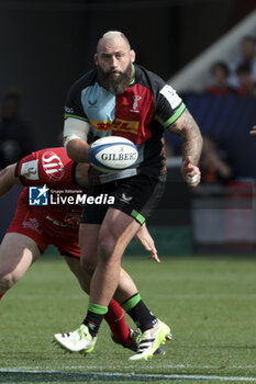 2024-05-05 - Joe Marler of Harlequins during the Champions Cup, Semi-finals, rugby union match between Stade Toulousain (Toulouse) and Harlequins on May 5, 2024 at the Stadium of Toulouse in Toulouse, France - RUGBY - CHAMPIONS CUP - TOULOUSE V HARLEQUINS - CHAMPIONS CUP - RUGBY