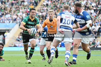 2024-06-08 - Northampton Saints scrum half Alex Mitchell during the English championship, Gallagher Premiership Rugby Union Final match between Northampton Saints and Bath Rugby on 8 June 2024 at Twickenham stadium in Richmond, London, England - RUGBY - ENGLISH CHAMPIONSHIP - FINAL - NORTHAMPTON V BATH - PREMERSHIP RUGBY UNION - RUGBY