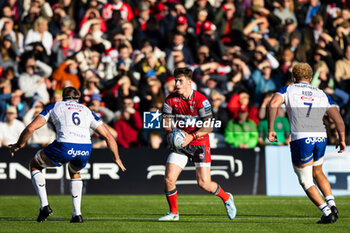 2024-10-12 - Seb Atkinson of Gloucester Rugby during the English championship Gallagher Premiership Rugby Union match between Gloucester Rugby and Bath Rugby on 12 October 2024 at the Kingsholm Stadium in Gloucester, England - RUGBY - ENGLISH CHAMPIONSHIP - GLOUCESTER V BATH - PREMERSHIP RUGBY UNION - RUGBY