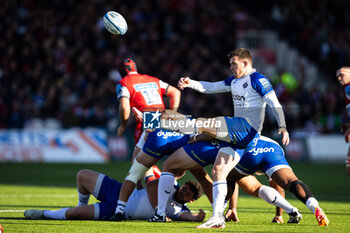 2024-10-12 - Ben Spencer of Bath Rugby during the English championship Gallagher Premiership Rugby Union match between Gloucester Rugby and Bath Rugby on 12 October 2024 at the Kingsholm Stadium in Gloucester, England - RUGBY - ENGLISH CHAMPIONSHIP - GLOUCESTER V BATH - PREMERSHIP RUGBY UNION - RUGBY