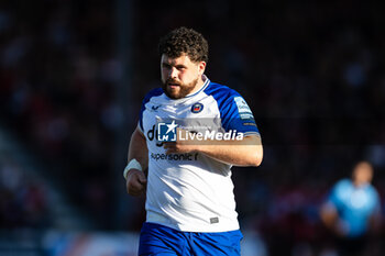 2024-10-12 - Alfie Barbeary of Bath Rugby during the English championship Gallagher Premiership Rugby Union match between Gloucester Rugby and Bath Rugby on 12 October 2024 at the Kingsholm Stadium in Gloucester, England - RUGBY - ENGLISH CHAMPIONSHIP - GLOUCESTER V BATH - PREMERSHIP RUGBY UNION - RUGBY