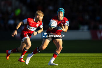 2024-10-12 - Josh Hathaway of Gloucester Rugby during the English championship Gallagher Premiership Rugby Union match between Gloucester Rugby and Bath Rugby on 12 October 2024 at the Kingsholm Stadium in Gloucester, England - RUGBY - ENGLISH CHAMPIONSHIP - GLOUCESTER V BATH - PREMERSHIP RUGBY UNION - RUGBY