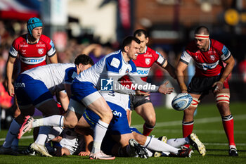 2024-10-12 - Ben Spencer of Bath Rugby during the English championship Gallagher Premiership Rugby Union match between Gloucester Rugby and Bath Rugby on 12 October 2024 at the Kingsholm Stadium in Gloucester, England - RUGBY - ENGLISH CHAMPIONSHIP - GLOUCESTER V BATH - PREMERSHIP RUGBY UNION - RUGBY