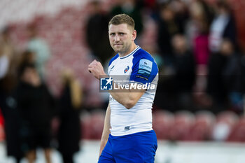 2024-10-12 - Finn Russell of Bath Rugby during the English championship Gallagher Premiership Rugby Union match between Gloucester Rugby and Bath Rugby on 12 October 2024 at the Kingsholm Stadium in Gloucester, England - RUGBY - ENGLISH CHAMPIONSHIP - GLOUCESTER V BATH - PREMERSHIP RUGBY UNION - RUGBY